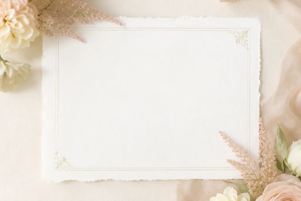 Aesthetic wedding card frames that look expensive