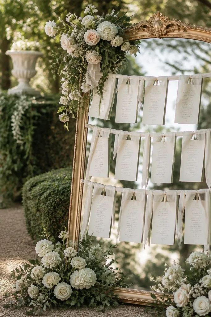 Aesthetic wedding mirror decor ideas