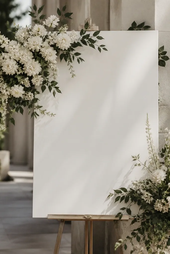 Aesthetic Wedding Welcome Sign Ideas That Look Expensive