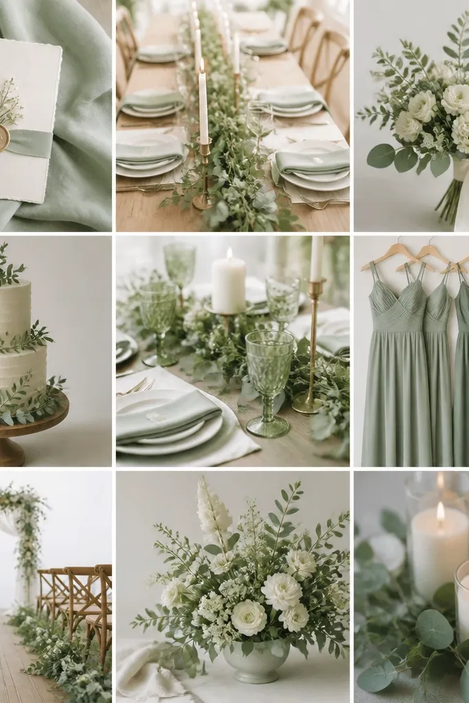 Affordable Sage Green and Cream Wedding Ideas