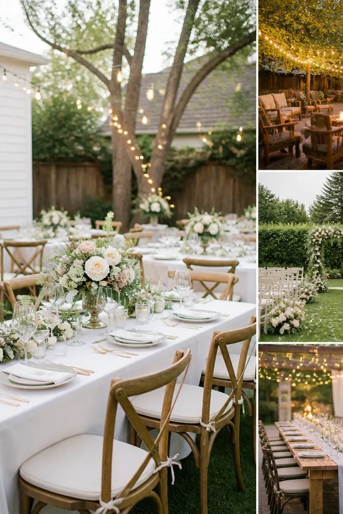 Backyard Wedding Ideas for All Year