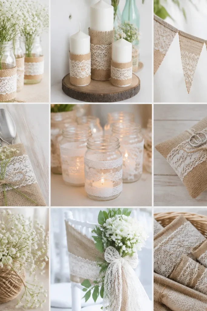 Cheap affordable wedding crafts diy for pretty details
