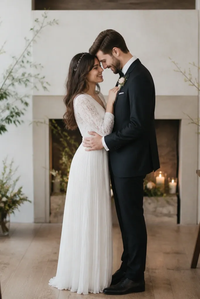 Cozy small wedding ideas