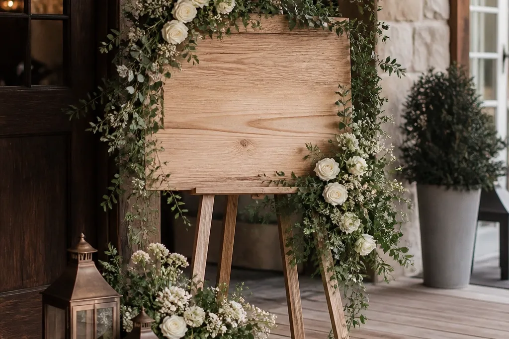 Cozy Wedding Welcome Sign Ideas for a Warm and Inviting Entry