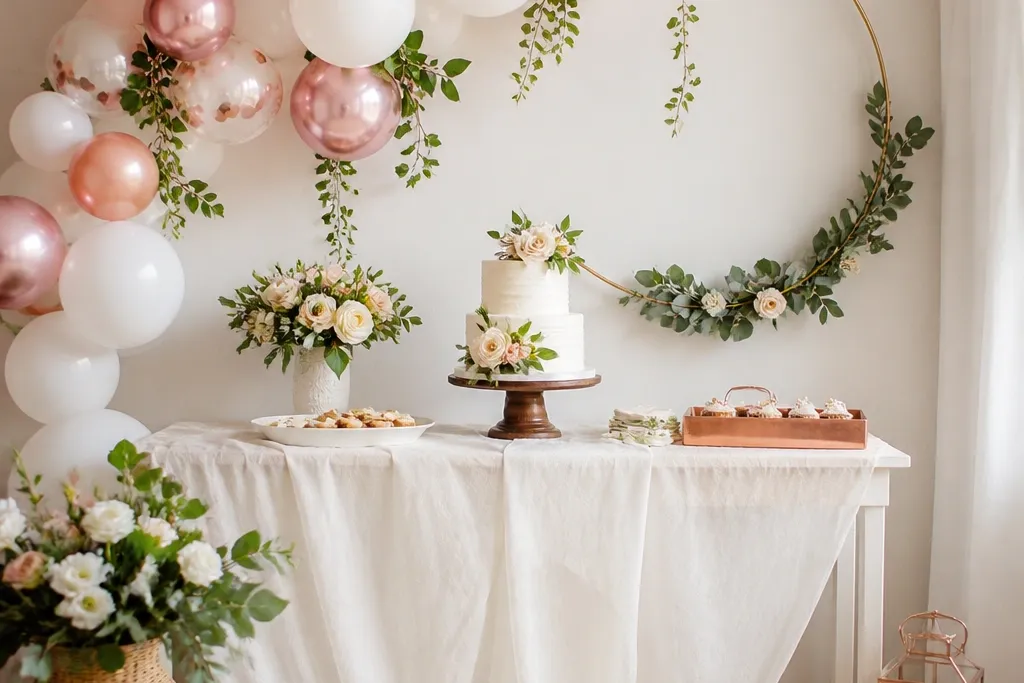 Easy Bride to Be Decoration Ideas
