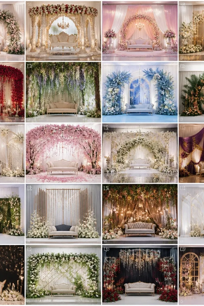 20 Grand Wedding Stage Decoration Ideas