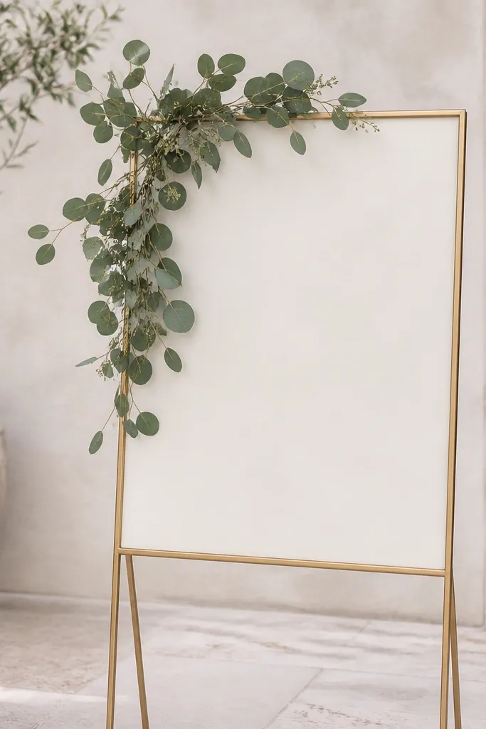 Low Maintenance Wedding Welcome Sign Ideas for Easy Care