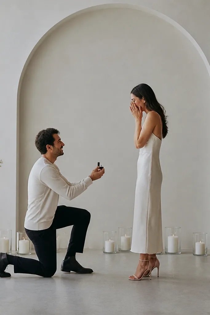 Modern minimalist proposal ideas with a simple vibe