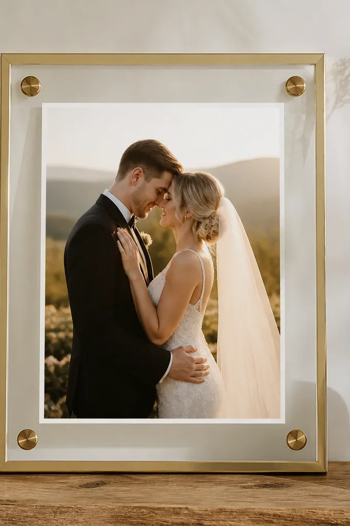 No drill removable wedding card frames