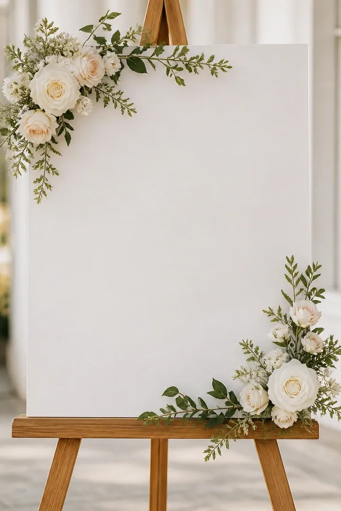Quick Wedding Welcome Sign Ideas in 5 Minutes