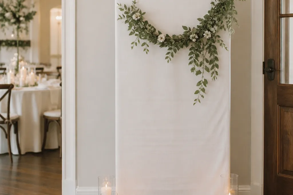 Removable Wedding Welcome Sign Ideas for Renters