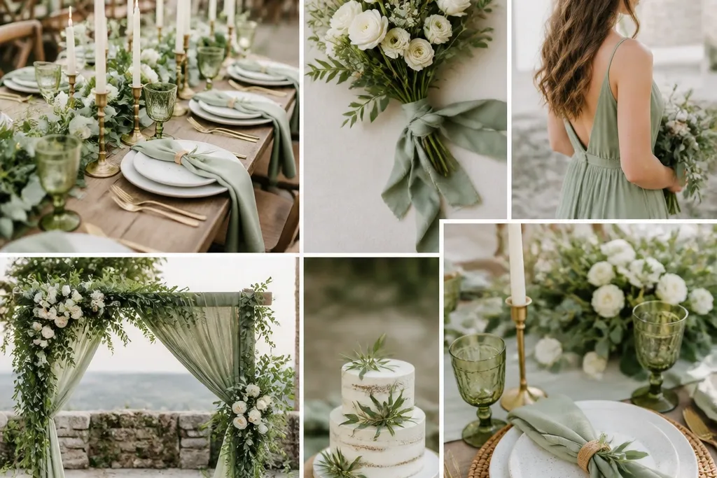 Rustic Sage Green Wedding Decor Ideas