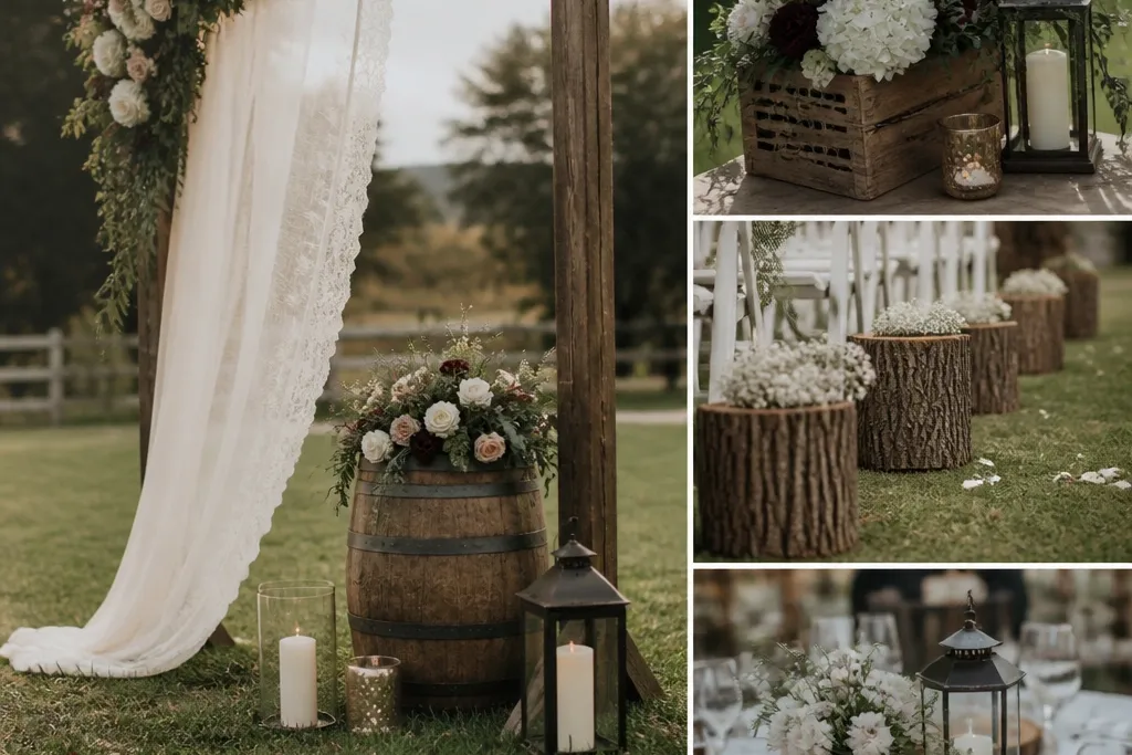 Rustic wedding decor mistakes I made