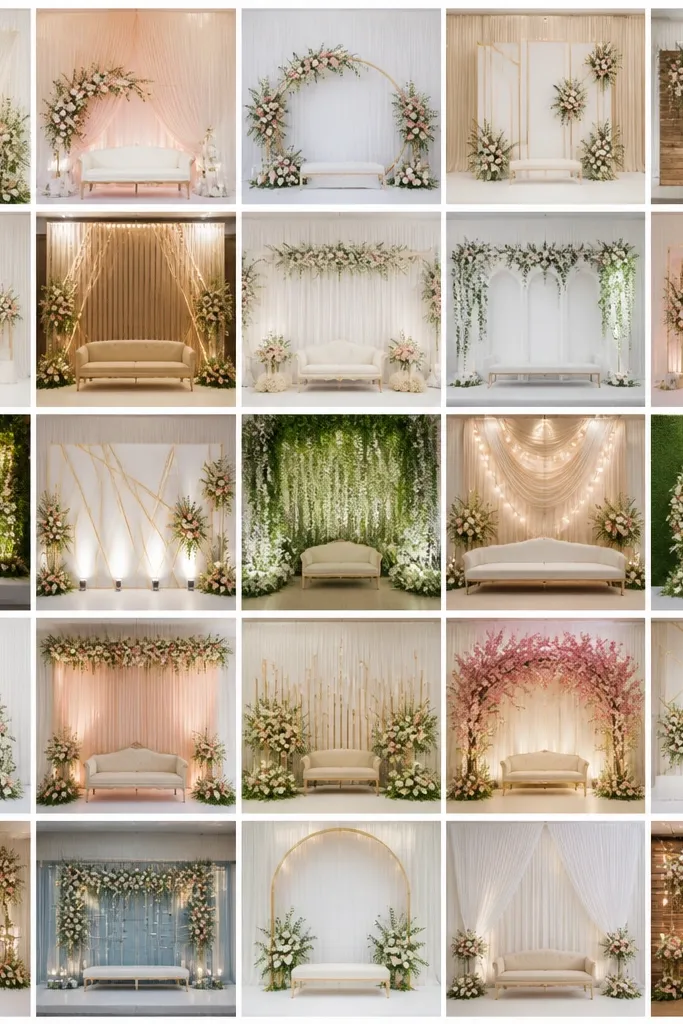 25 Simple Indoor Wedding Stage Decoration Ideas
