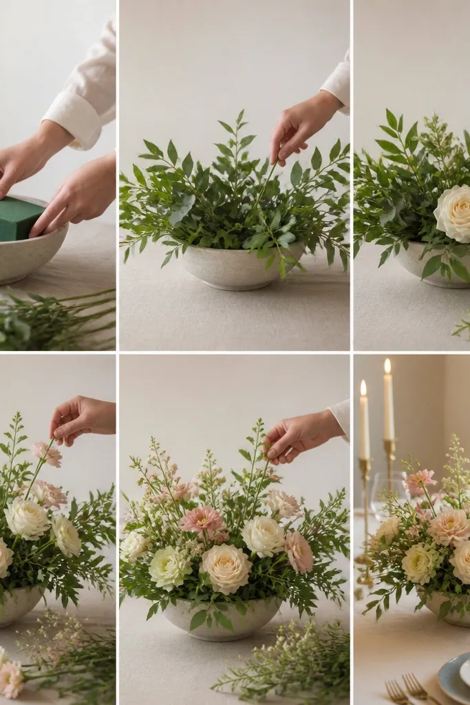 Steps to diy a wedding centerpiece at home