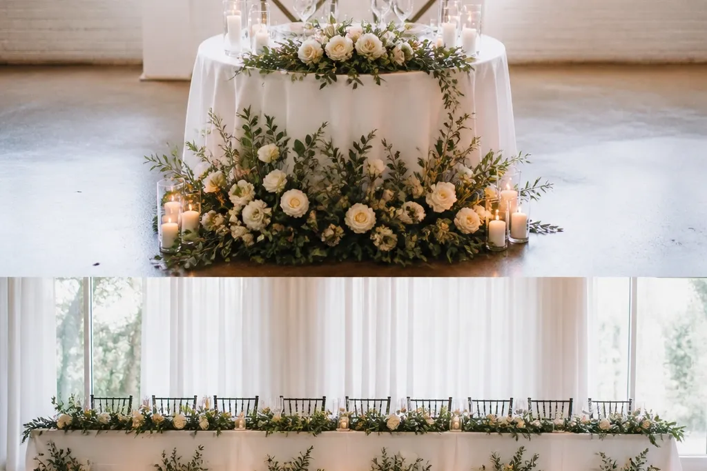 Sweetheart table vs head table ideas compared