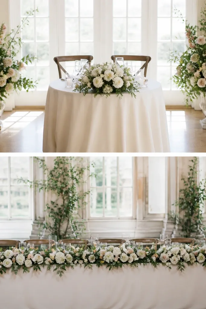 Sweetheart table vs head table ideas compared