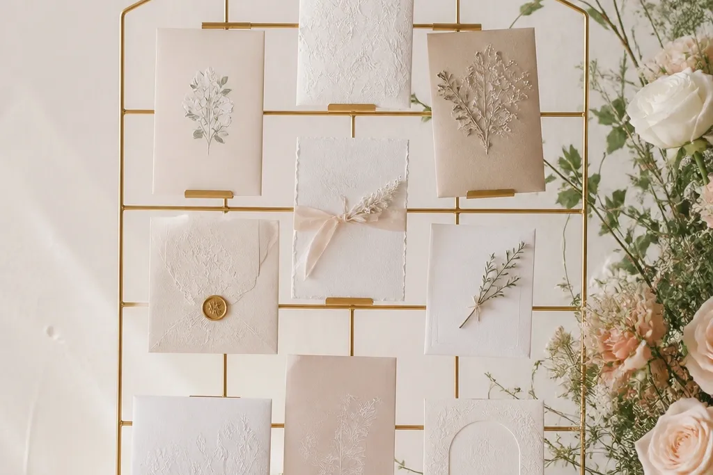 Year round wedding card display ideas